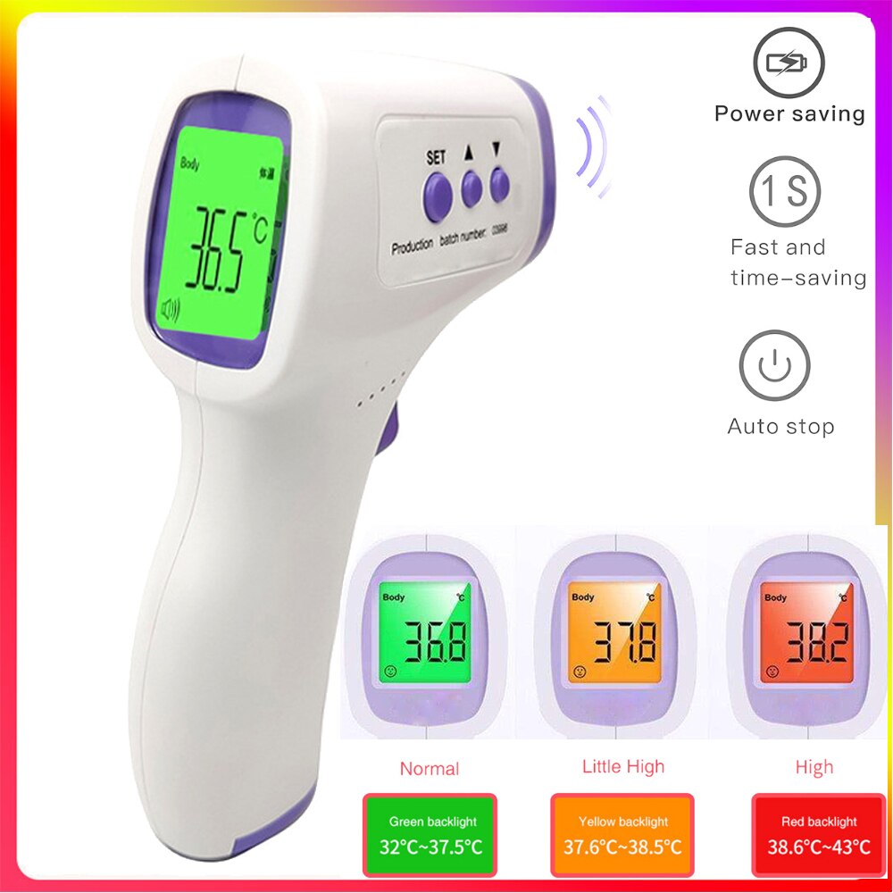 Digitale Infrarood Thermometer Non Contact Temperatuur Meter Hygrometer Temperatuur Koorts Digitale Meetinstrumenten Thermische Sensor: good quality 3