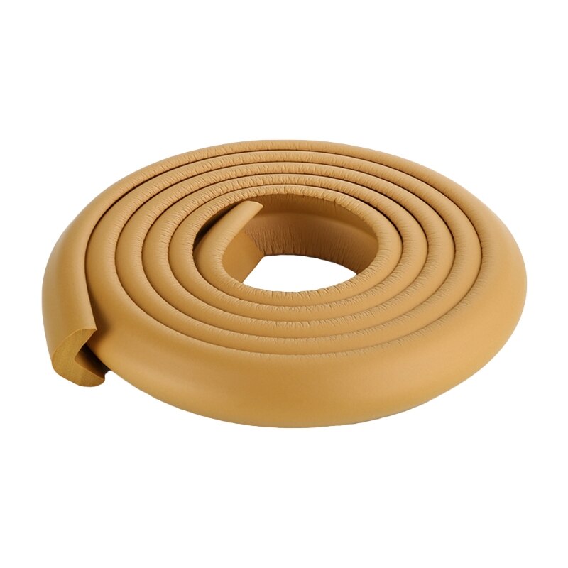 Protector de esquina de escritorio para bebé, 2m, protección de goma para mesas, borde suave en forma de L: MU