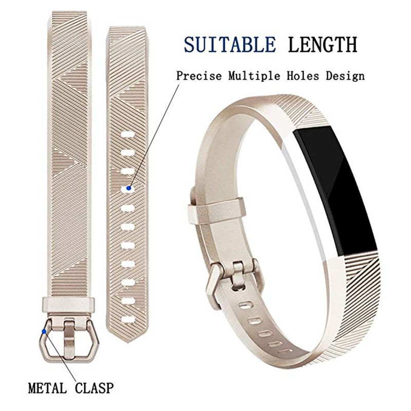 Rose Gold Band For Fitbit Alta HR / Fitbit Alta Smart Watch Wrist Strap For Fit bit Alta HR Small Large Bracelet