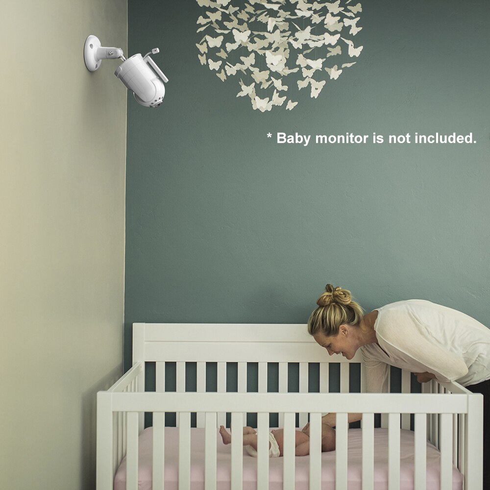 Adjustable Baby Monitor Wall Mount Baby Camera Mount Bracket Holder Perfect Angle & Easy to Install Compatible with Infant DXR-8