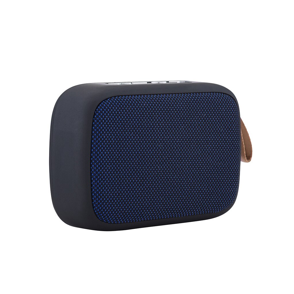 Draadloze luidspreker, draagbare bluetooth-luidspreker, stereo sd-kaart fm-luidspreker voor smartphone, tablet, laptop, bluetooth-luidspreker voor telefoon: Blauw