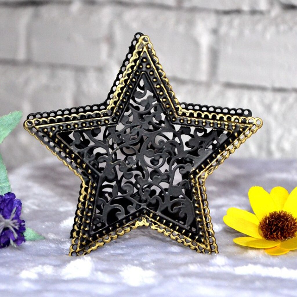 Kerstdecoratie marokkaanse kaarsenhouder woonwinkel bar 2 stuks