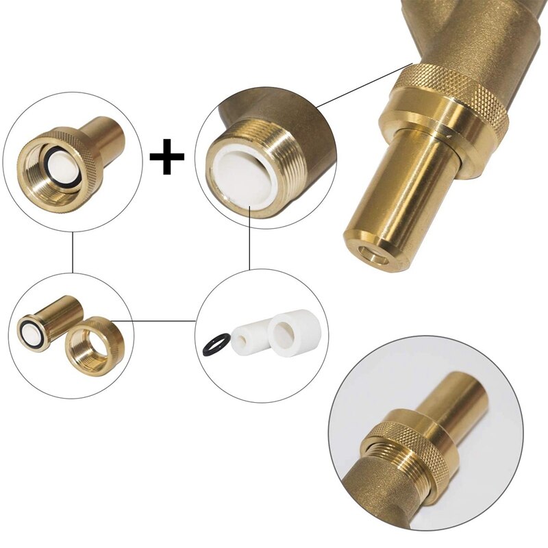 Pressure Washer Blasting Kit, Dust-Free Blasting Kit Wet Blaster Attachment, 1/4 Inch Quick Disconnect