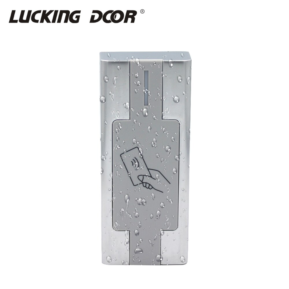 H2R IP67 Waterproof Access Control Card Reader 125KHz 13.56MHz Smart Proximity Reader Weigand 26/34 Output