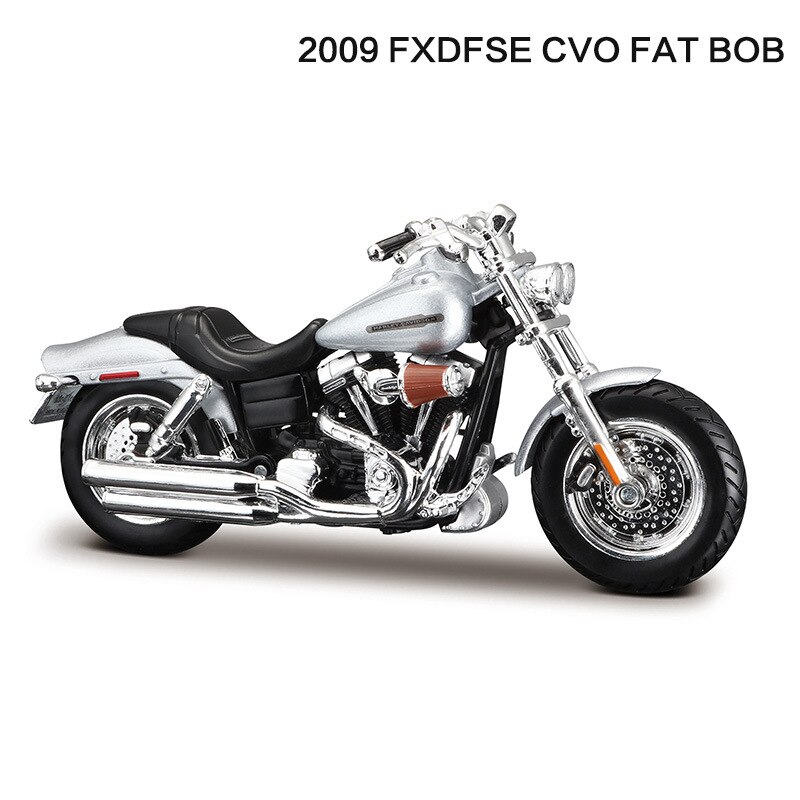 Maisto 1:18 15 stile moto Modello di moto Giocattolo Per Harley 2009F XDFSE CVO FAT BOB 2016 BREAKOUT 2004 FXSTDSE CVO 2015 di strada 750: 2009FXDFSE CVO