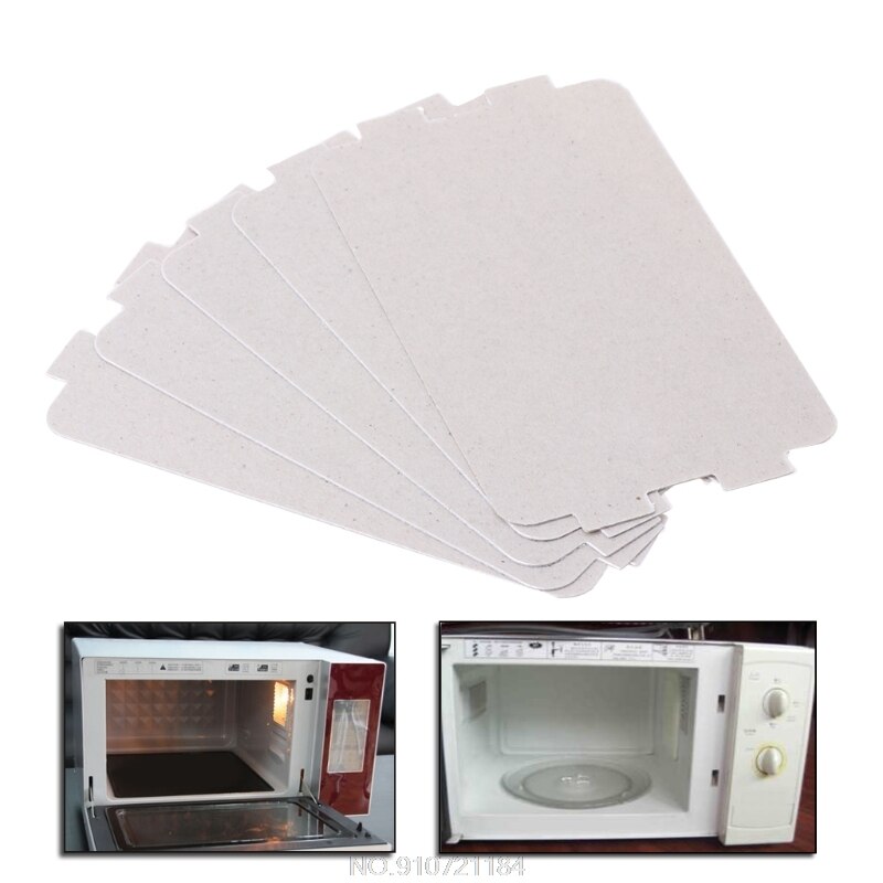 Placa de mica para forno de micro-ondas, 5 unidades, folha de substituição grossa peça de reposição 107x64mm para midea n25 20 dropshipping