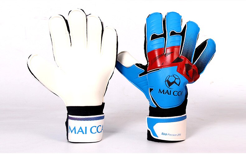 Fußball Torwart Handschuhe Professionelle Fußball Goalie Handschuhe Ziel keeper Handschuhe keine Finger Schutz Verdickt Latex: Color  B / 8