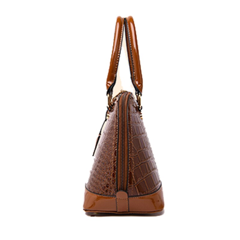 female Shell small bag Women PU leather totes bag handbags European American crocodile pattern shoulder Messenger bag