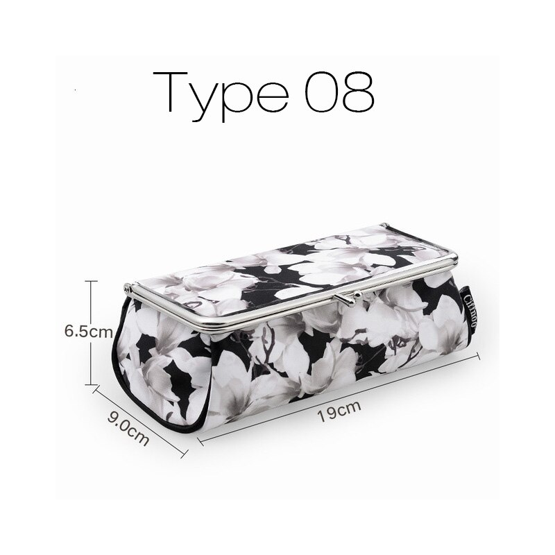 Bolso de maquillaje de a la para mujer con espejo pequeño organizador cosmético de viaje maquillaje lápiz labial pincel Caja de Herramientas caja de almacenamiento