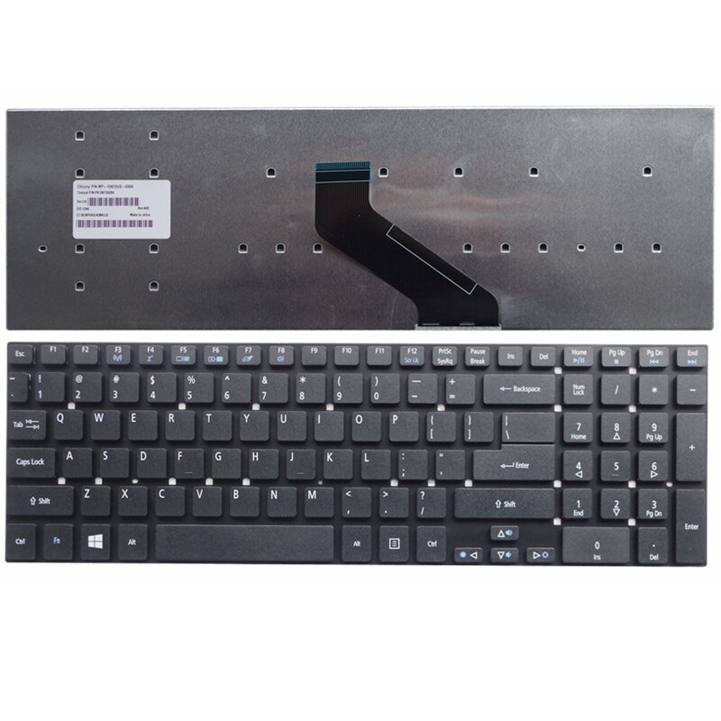 Teclado en inglés para Acer para Aspire V3-551 V3-551G V3-571 V3-571G V3-731 V3-771 V3-771G nos teclado del ordenador portátil