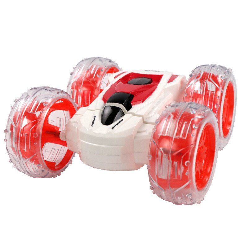 360° Rotate Stunt Car Model Led Light 4wd High Speed Remote Control Off-road Toy 15.5x15x7cm Stunt Car 15.5x15x7cm Rc Car