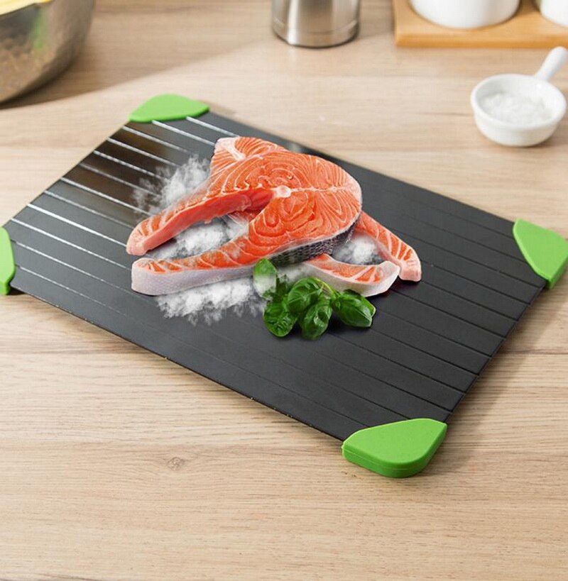 Plateaux de décongélation japonais, assiette de décongélation rapide à la maison, planche à découper, cuisine Steak fruits de mer décongélation rapide