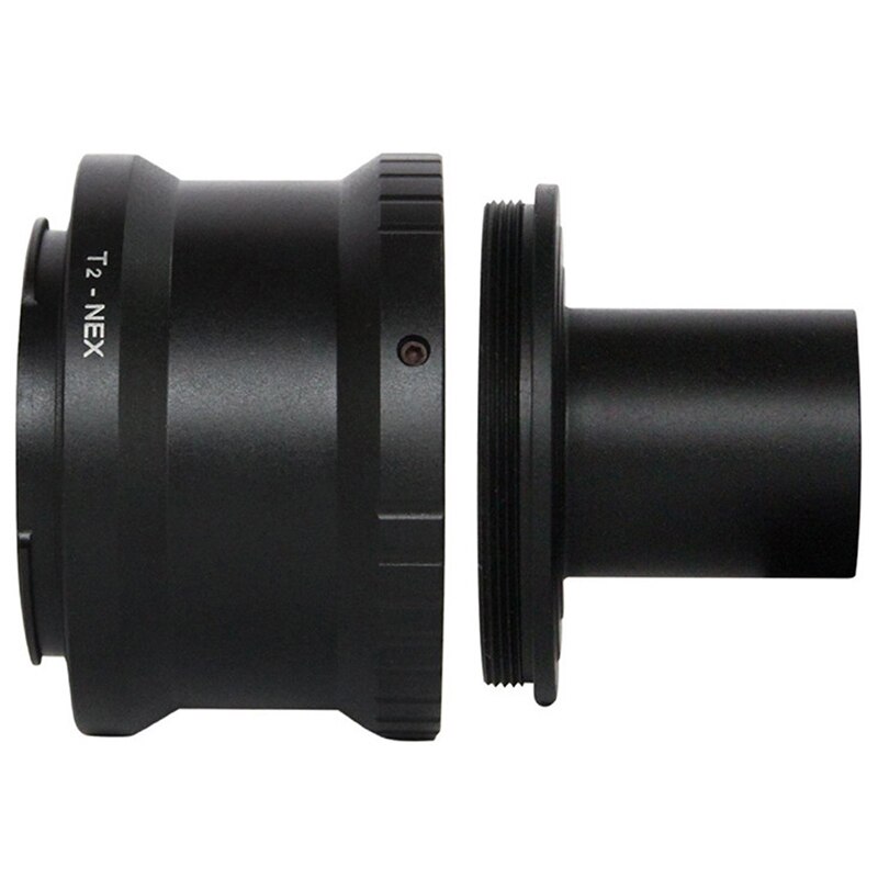 Adequado para sony T2-Nex t-ring adaptador de montagem mini câmera conexão telescópio microscópio lente de montagem com 0.91 Polegada porta