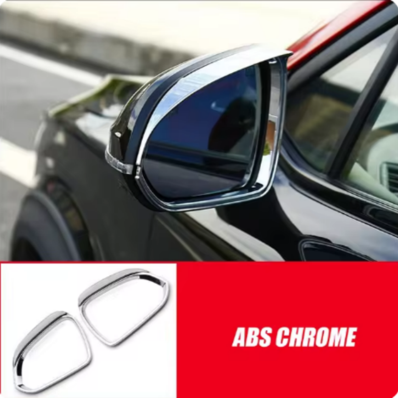 Para unidad Changan UNI-T -2023 ABS carbono negro rojo puerta lateral del coche espejo retrovisor/cubierta de ceja de lluvia embellecedor accesorios de coche