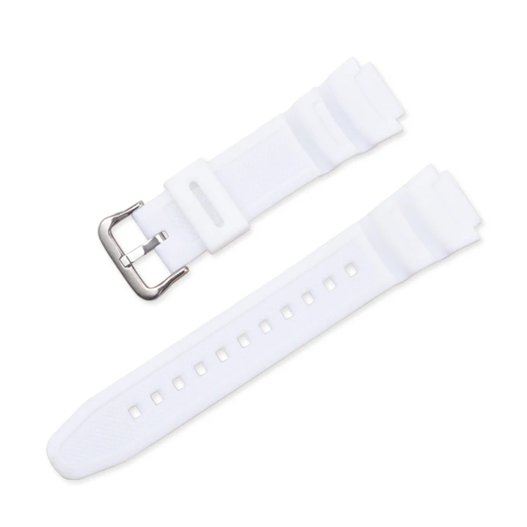 Strap for Casio AE-1000W 1200 AQ-S810W/S800W SGW-400H/500H/800H W-735H 216H AEQ-110W Men Silicone Rubber Watch Band Bracelet: Beige