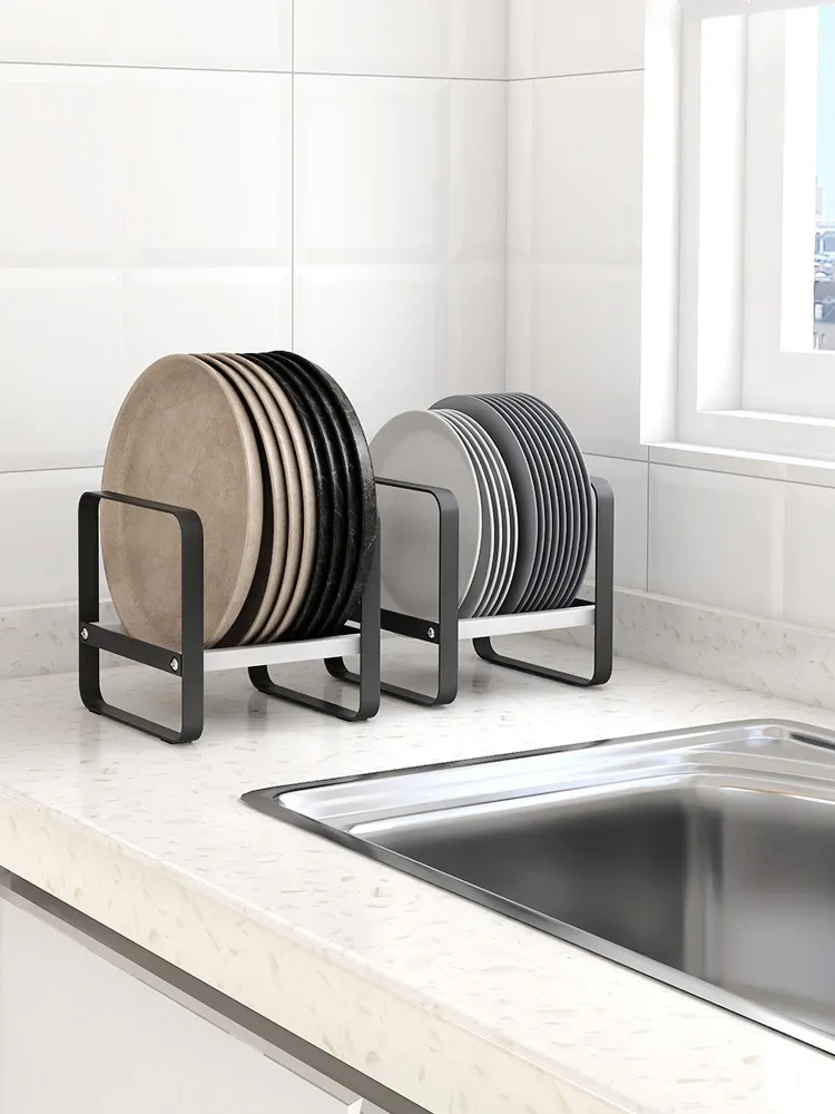 Kitchen Organizer Cabinet Plates Dishes Drying Rack Holder Drainer Goods for The Kitechen Storage Accessories
