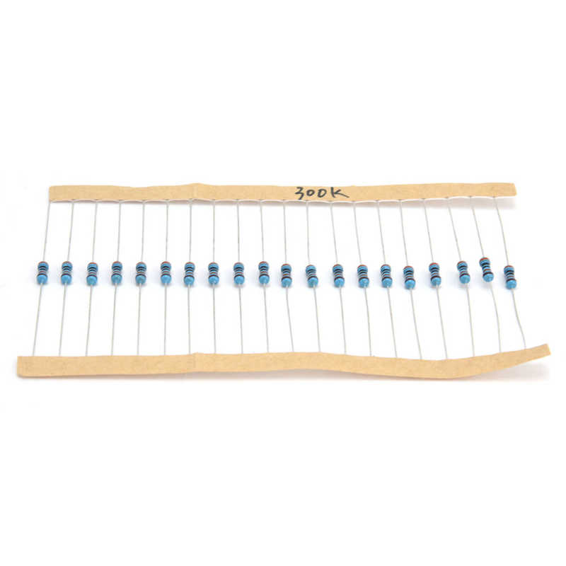 sourcing map 30 stuks metalen film weerstand 4,7 K Ohm 2 W 1