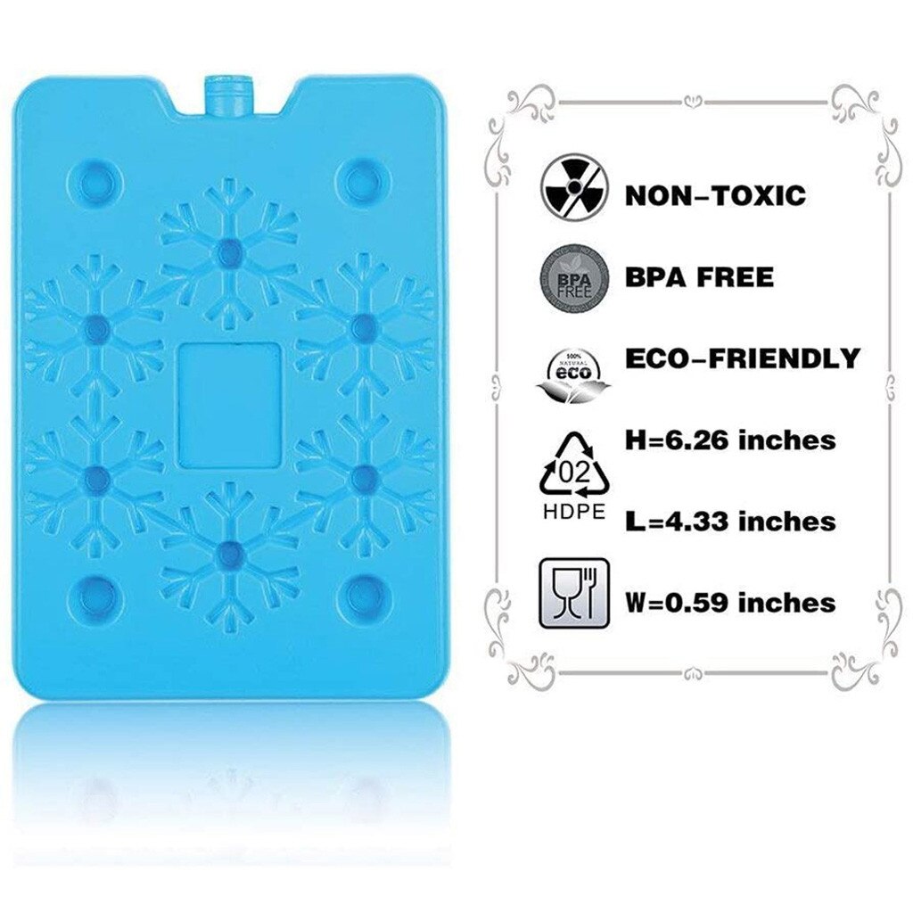 Reusable Lunch Box Ultra-Thin Ice Pack Cooling Ice Board Continuous Cooling