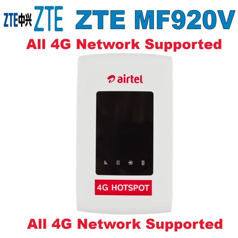 Unlocked ZTE MF920 MF920V 4G FDD/TDD-LTE Wifi Router Max Up 32 Devices LED