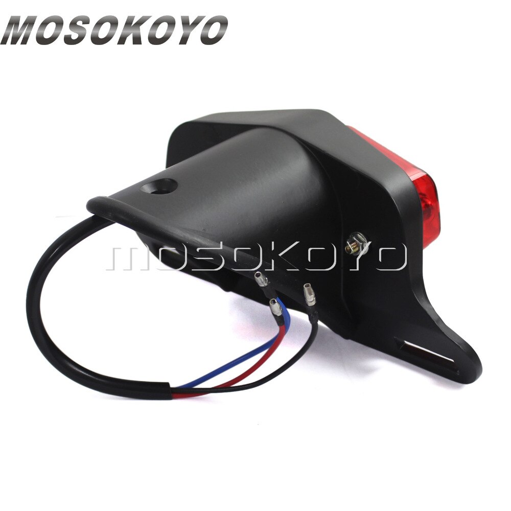 Motorfiets Lucas Achterlichten LED Vintage Brake Stop Licht Emark Achterlicht voor harley Chopper Scrambler Cafe Racer