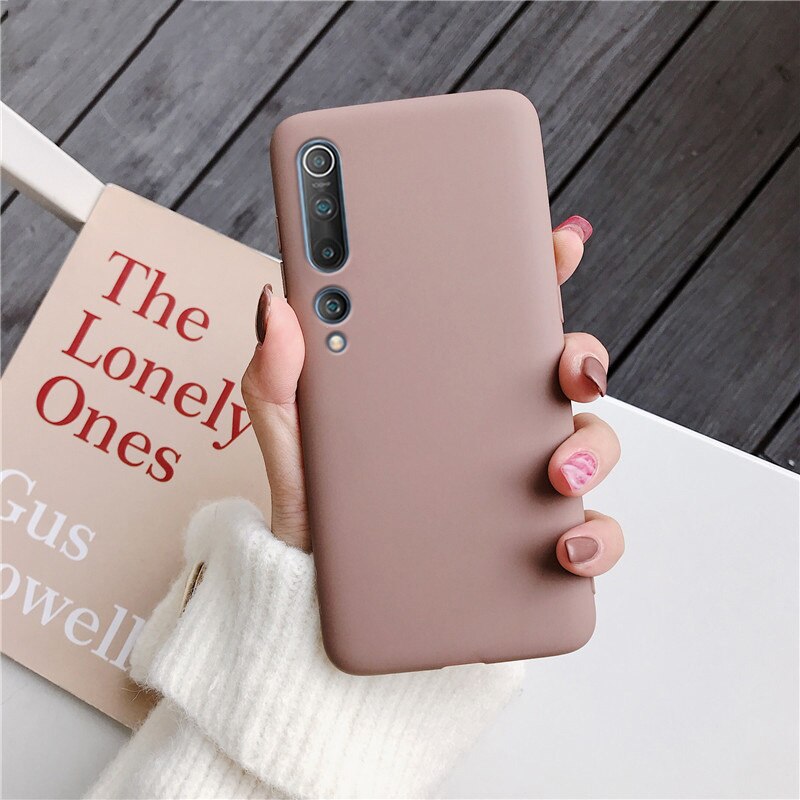 Funda de teléfono para Samsung Galaxy A30s, bonita funda negra mate de silicona para Coque Samsung A 30 s A30s A 30 s: brown