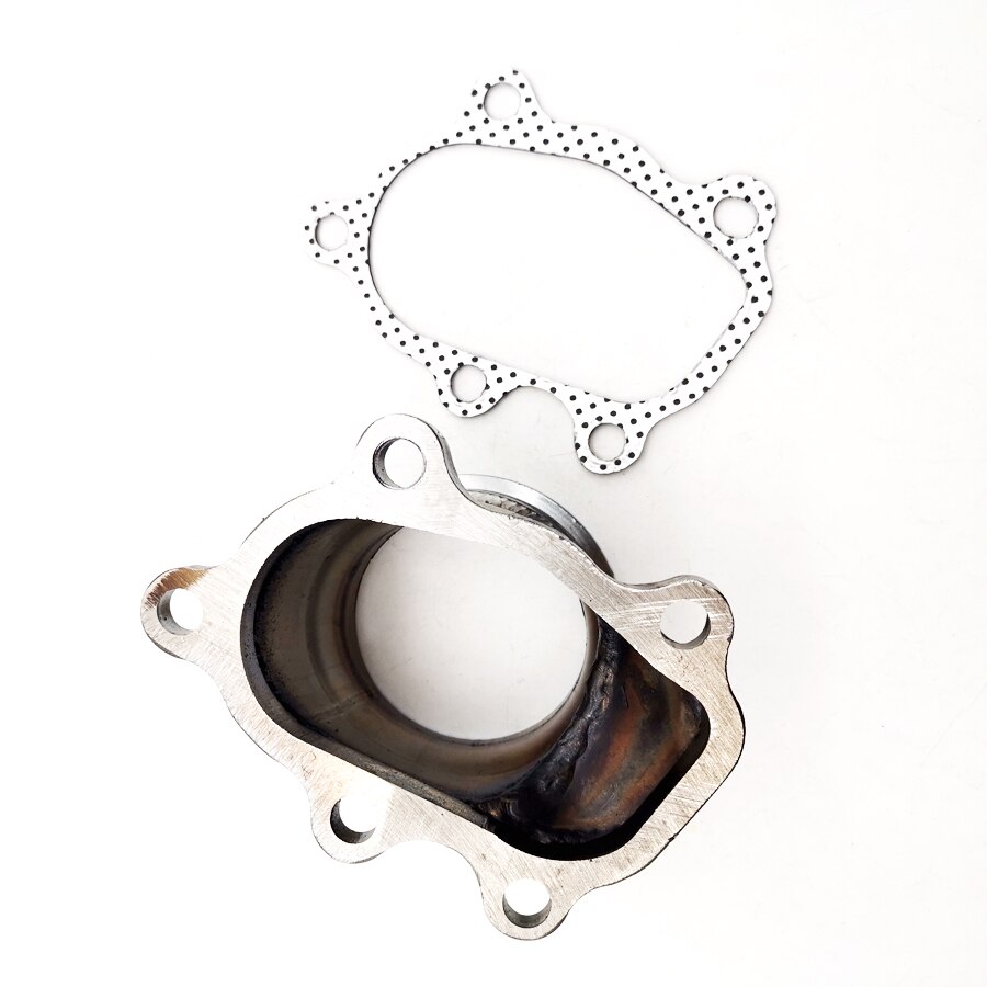 For GT25 GT28 T25 T28 Turbo Down Pipe 5 Bolt to 2.5" 63mm V band Flange Adapter