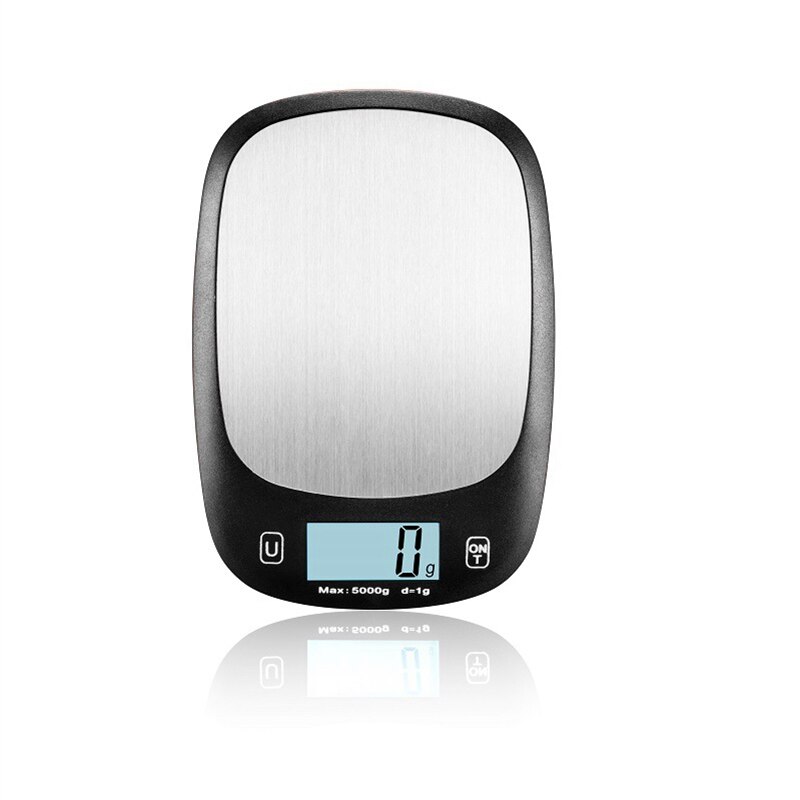 5kg/1g electronic scale kitchen scales digital LCD display food scales stainless steel scale baking scales for fitness slimming