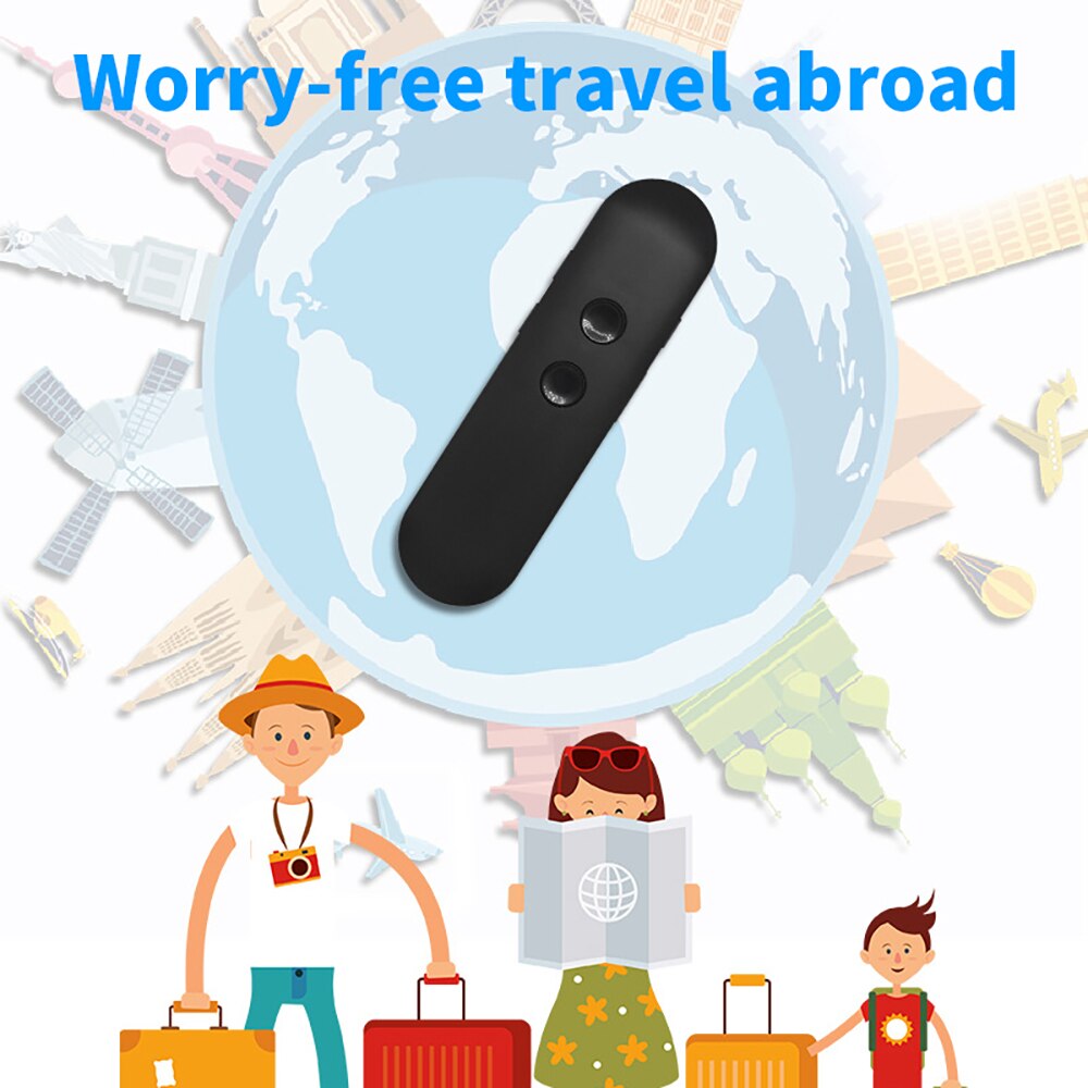 T4 Mini traduttore intelligente Wireless portatile 40 lingue traduttore vocale istantaneo in tempo reale bidirezionale APP Bluetooth multilingue