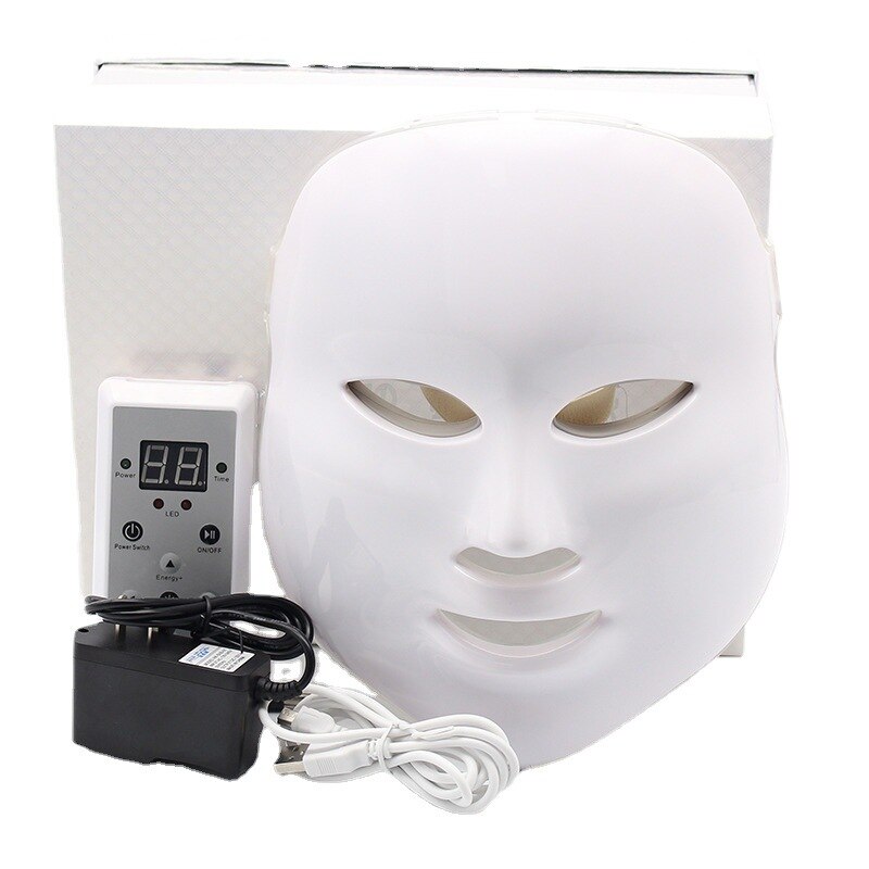 7 farbe LED Licht Haut Verjüngung Maske Akne Beseitigung Elektronische Maske Bleichen Heimgebrauch Schönheit Geräte: uns