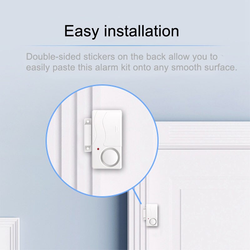 VOANZO Tür-Alarm 113 DB - Magnetisch Für Türen Und Fenster