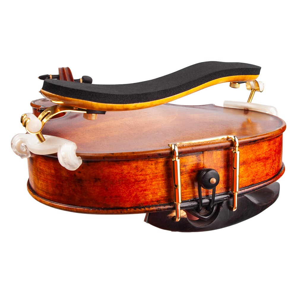Violin Shoulder Rest Collapsible&amp; Height Adjustable Feet High Strength Sponge Wood Violin Shoulder Rest For 4/4-3/4 Violin