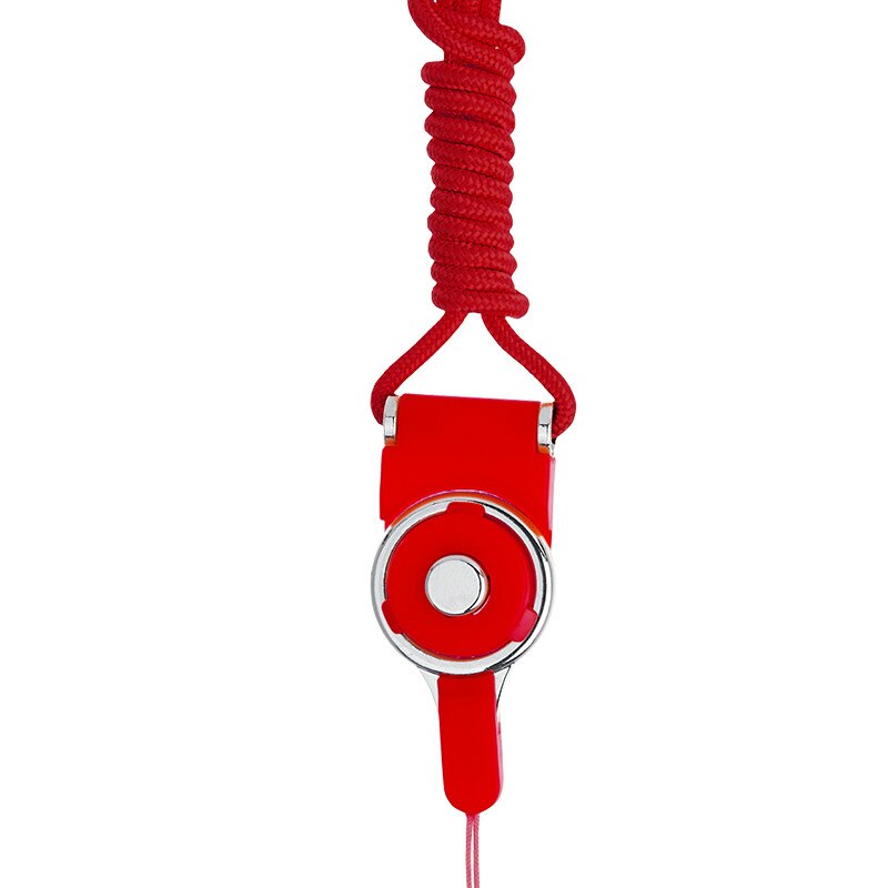 Multi-function Mobile Phone Straps Rope for Samsung Galaxy S6 S7 edge Plus iphone 6 Plus Lanyard Neck Strap Phone Straps: red