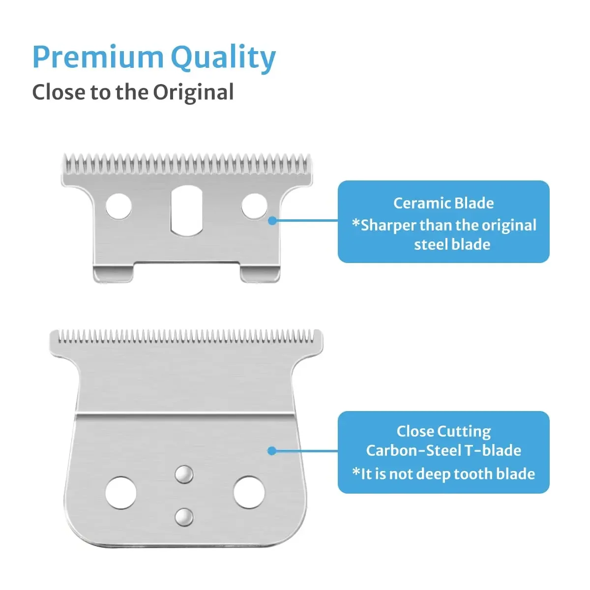 Cuchilla para cortadora Andis Outliner T, GTX,GTO, GO, Compatible con Andis #04710 y Andis #04521