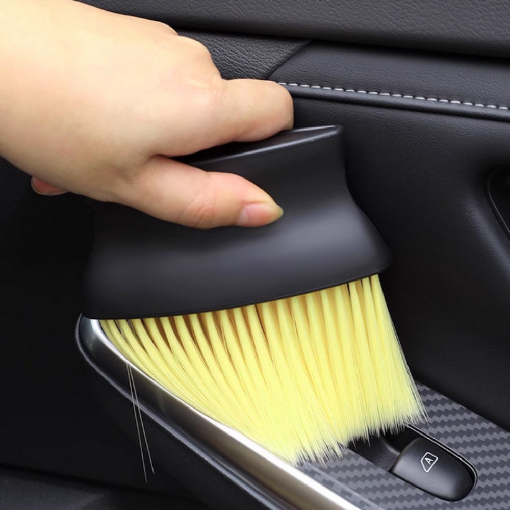 Brosse anti-poussière pour nettoyage intérieur de voiture, sortie d'air, contrôle central, fente de fenêtre de climatisation, détails de dépoussiérage, brosse douce