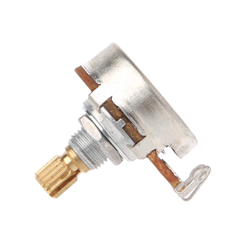 B250K Potentiometer Splined Pot Electric Guitar Bass Effect Amp Tone Volume Parts H58D
