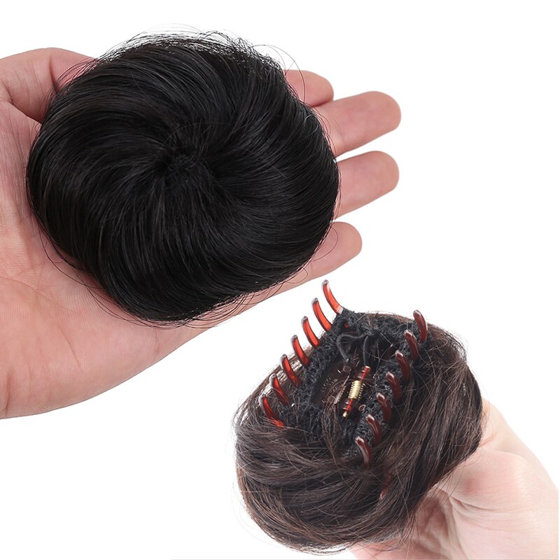 DIANQI synthétique petite pince cheveux Chignon Chignon femmes cheveux chouchou perruques pour femmes fille enfants bandes de cheveux