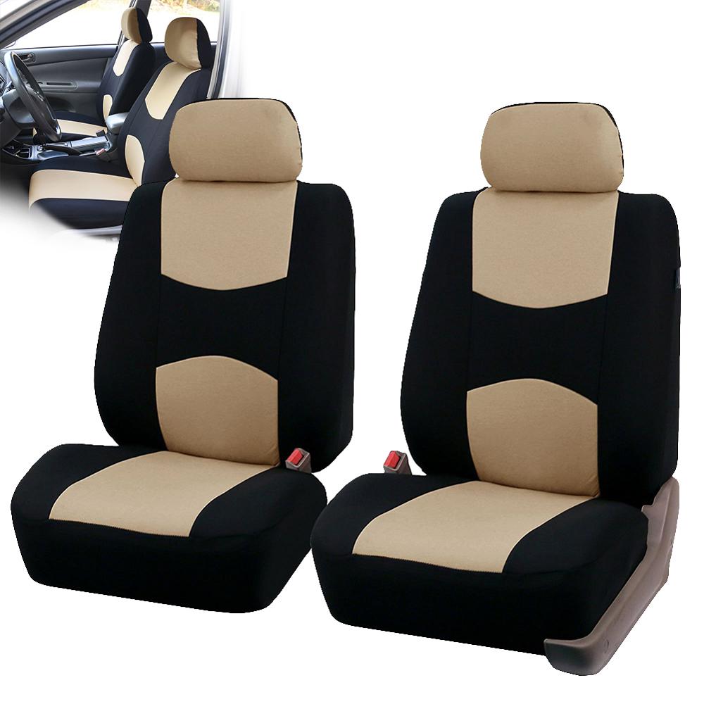 2 Sets Automobiles Stoelhoezen Volledige Auto Bekleding Universele Fit Interieur Accessoires Doek Art Car Seat Protector Auto-styling