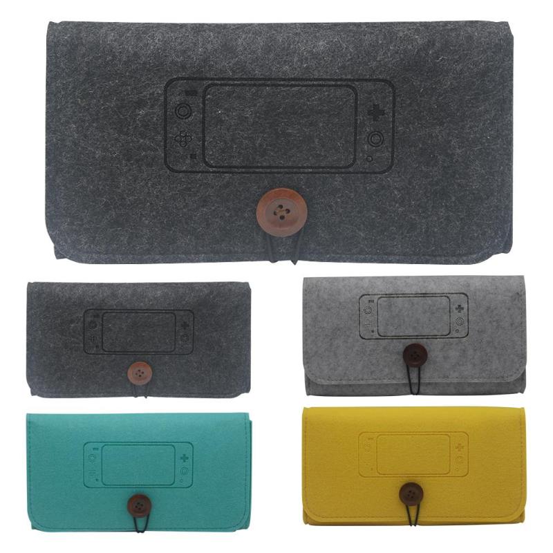 Fühlte Lagerung Weiche Taschen für Nintend Schalter Lite Konsole Spiel Zubehör Tragetaschen für Nintend Schalter NS Tragbare Fall Taschen