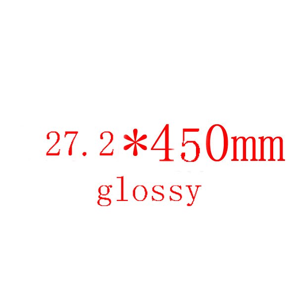 Mcfk 3k reggisella per bicicletta in fibra di carbonio MTB Road Bike Super Light Tube Mountain Cycling Parts lunghezza 165g 450mm: 27.2x450mm glossy