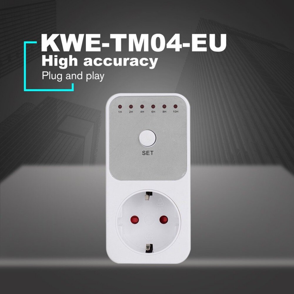 Mini LED 230V 16A 1 h-10 h Countdown Timer Schakelaar Stopcontact Plug-in Tijd Controle voor Keuken Elektrisch Apparaat EU Plug