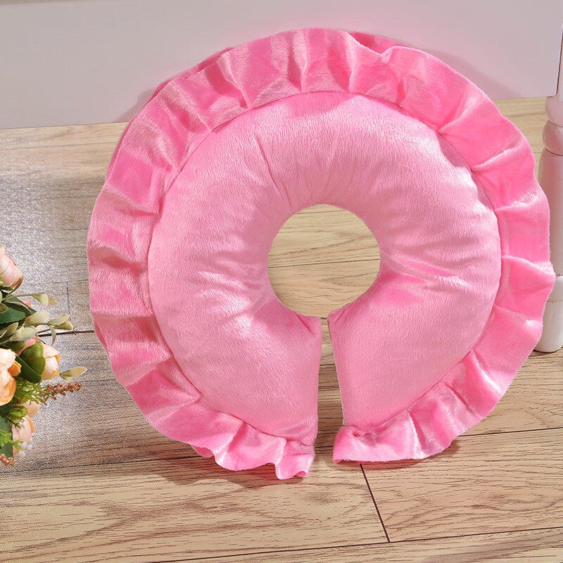Oreiller de Salon de beauté en forme de U, amovible et lavable, pour le visage et le Massage du corps, F8039