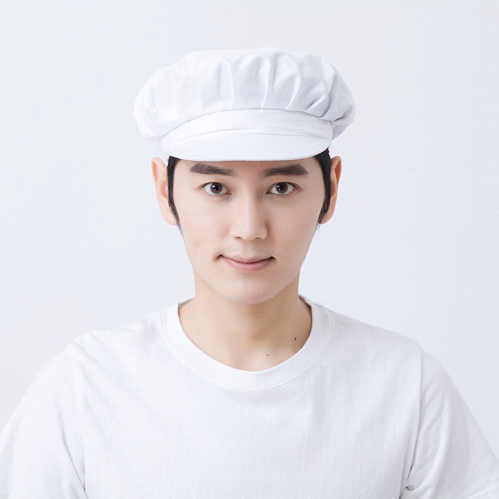 Gorro de Chef de malla blanca, gorros de cocina transpirables para hombre y mujer para cantina del Hotel, comedor, restaurante, camarero, trabajo en fábrica: 1