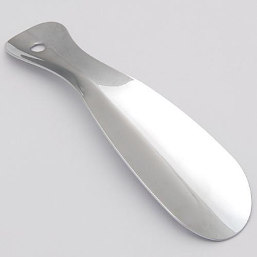 Stålpläterad metall skohorn skosked sko horn lyftare 7 1/2 ''