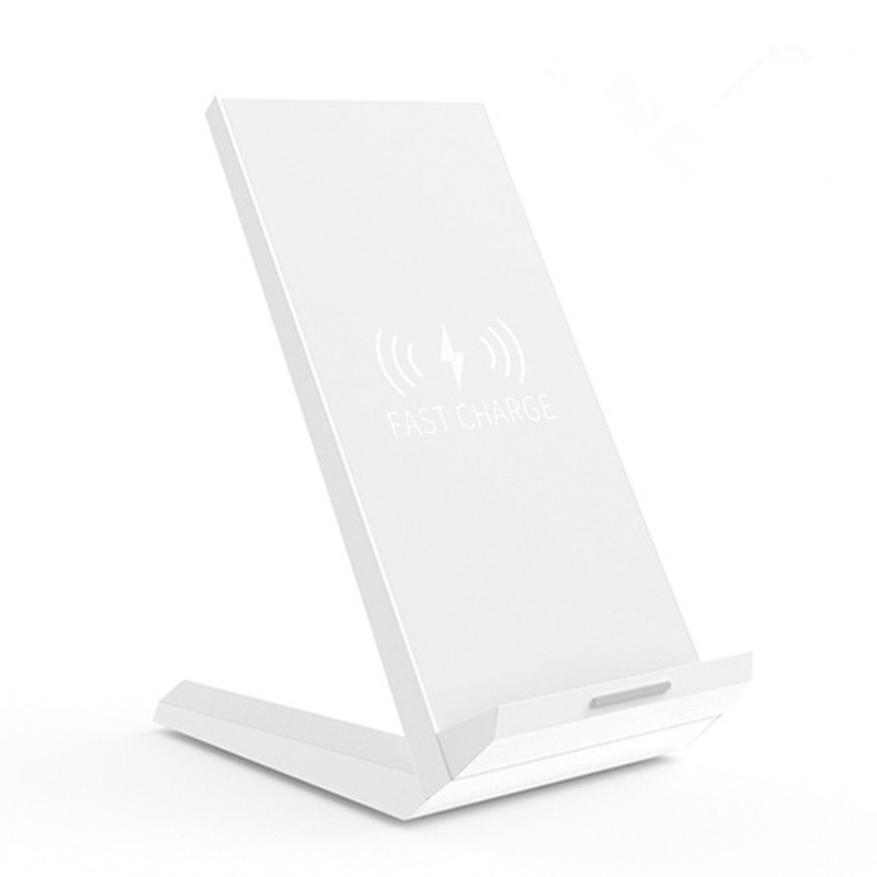 15W Qi Wireless Charger for Samsung S9 S10 iPhone X XS MAX XR 8 Plus for Xiaomi 9 Huawei P30 pro 10W Fast Wireless Charger Stand: White