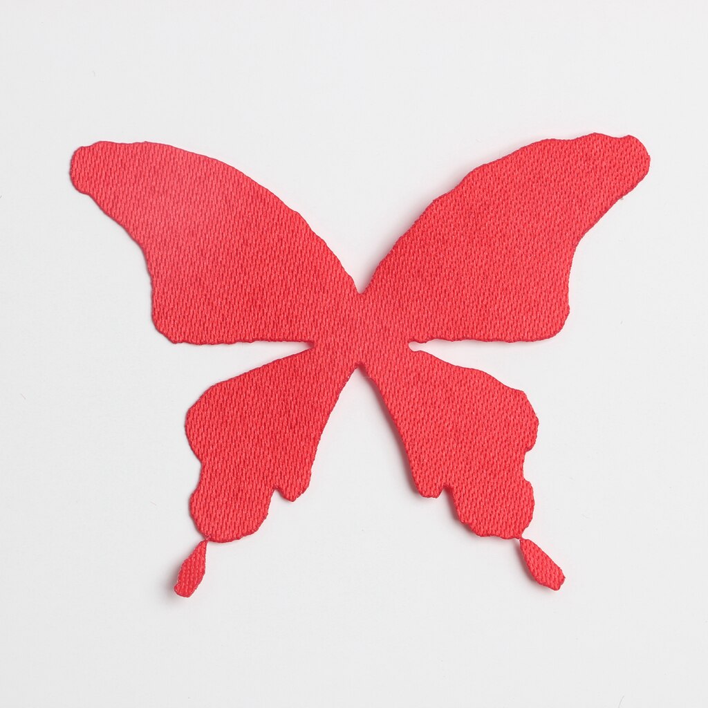 50pcs Colorful Felt Butterfly Die Cut Embellishment