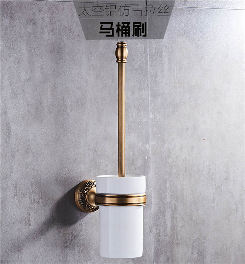 Antique bronze Bathroom accessories set Toilet Paper Holder Towel Rack Tissue Holder Roll Paper Holder: Purple