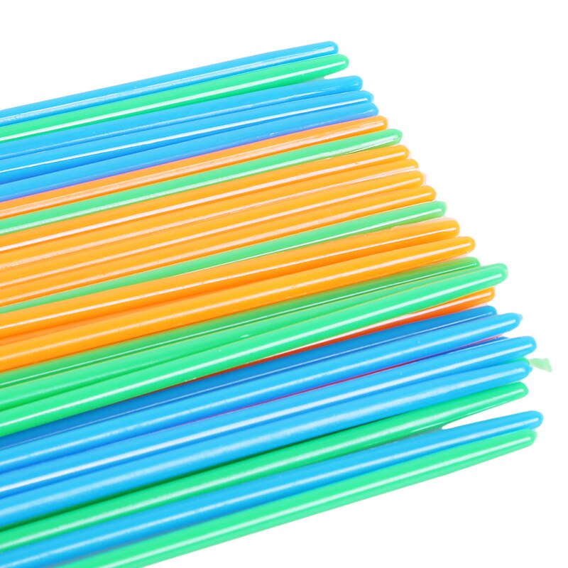100 Stks/set Multicolor Pick-Up Sticks Game Met Dobbelstenen Klassieke Desktop Game Team Party Game Denken Game