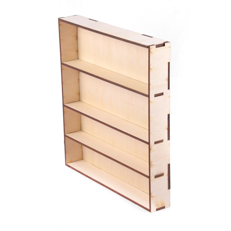 Wooden Paint Rack Storage Stand Holder Box Drawing Tools Paint Modular Organizer Tool Storage Supplies
