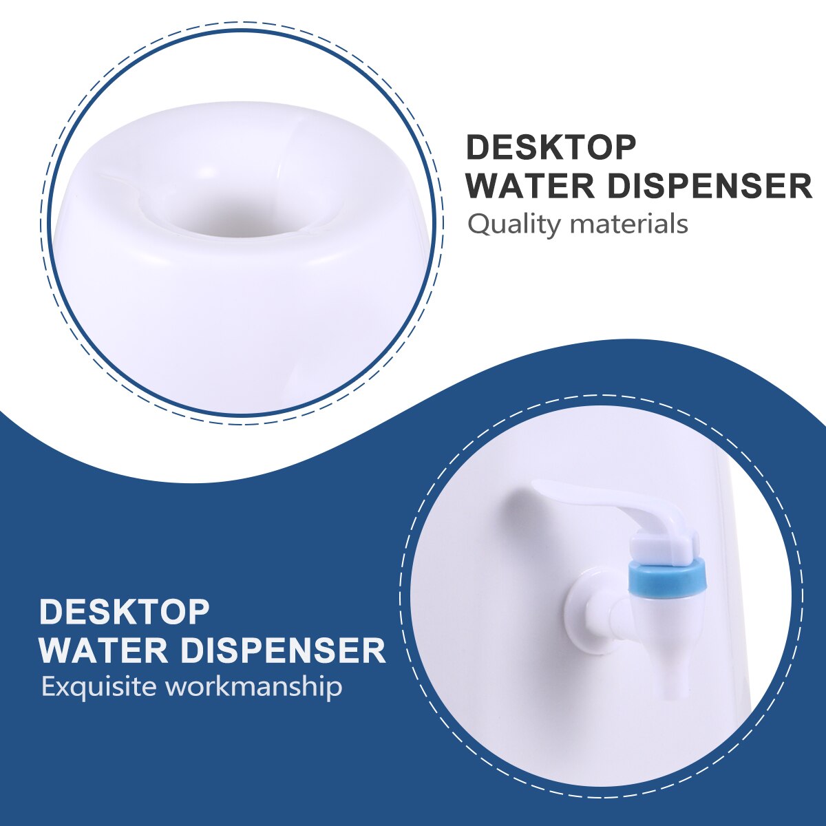 1 Pc Afneembare Mini Staande Water Dispenser Desktop Drinken Fontein Barreled Water Water Dispenser Plastic Schraag