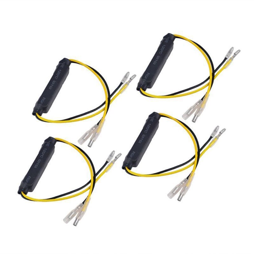 Clignotant de moto 21W 26 Ohm, 4 pièces, indicateur LED de résistance de charge, clignotant, décodeur pour YAMAHA Honda BMW